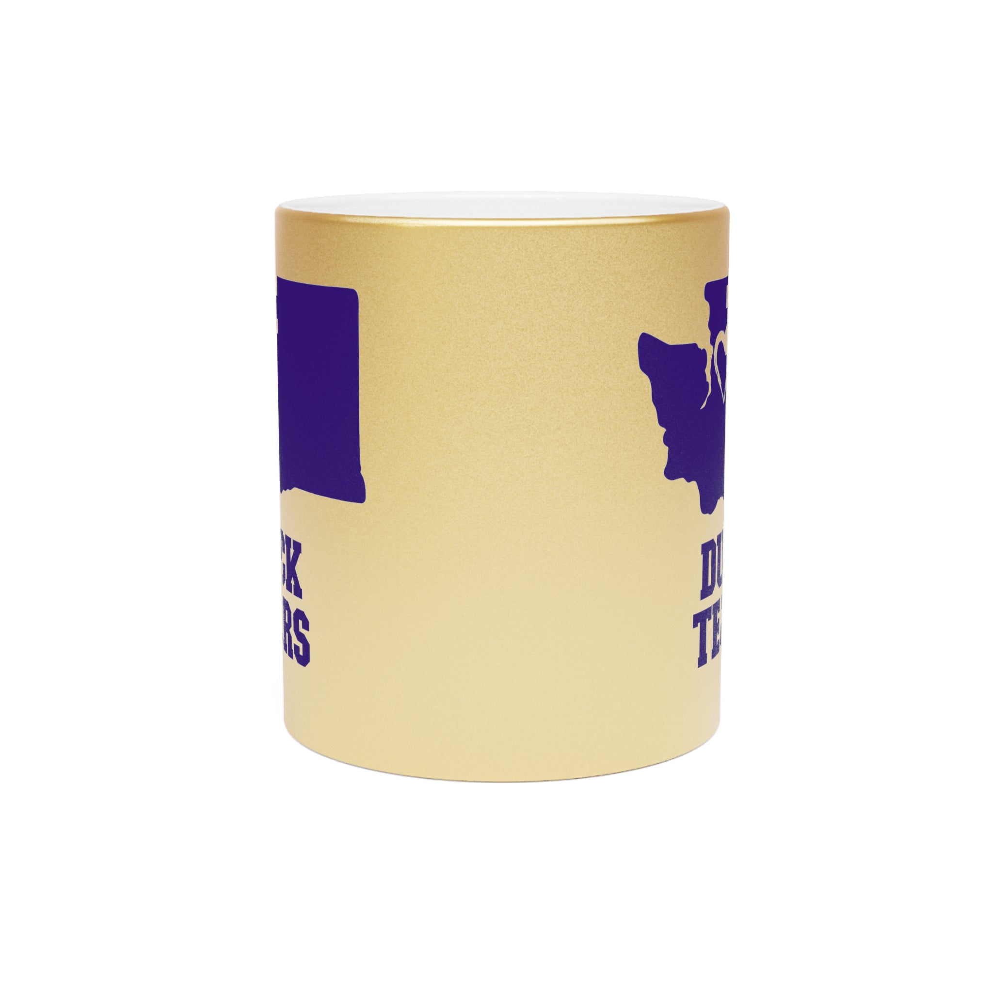 Duck Tears Metallic Gold Mug