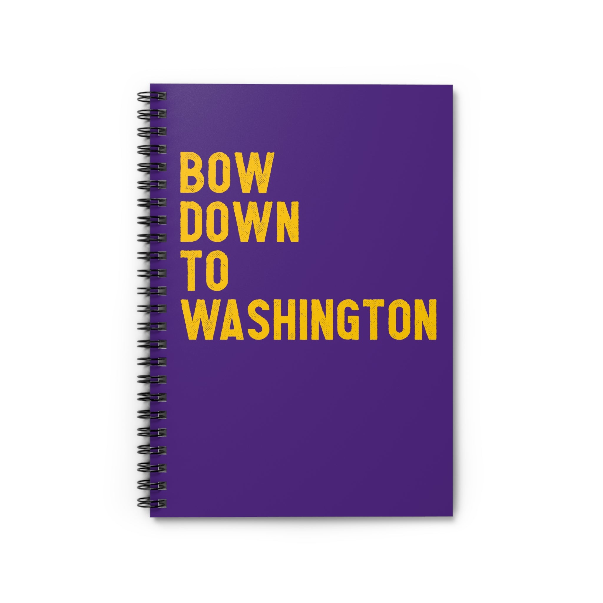 Bow Down - Spiral Notebook - Ruled Line