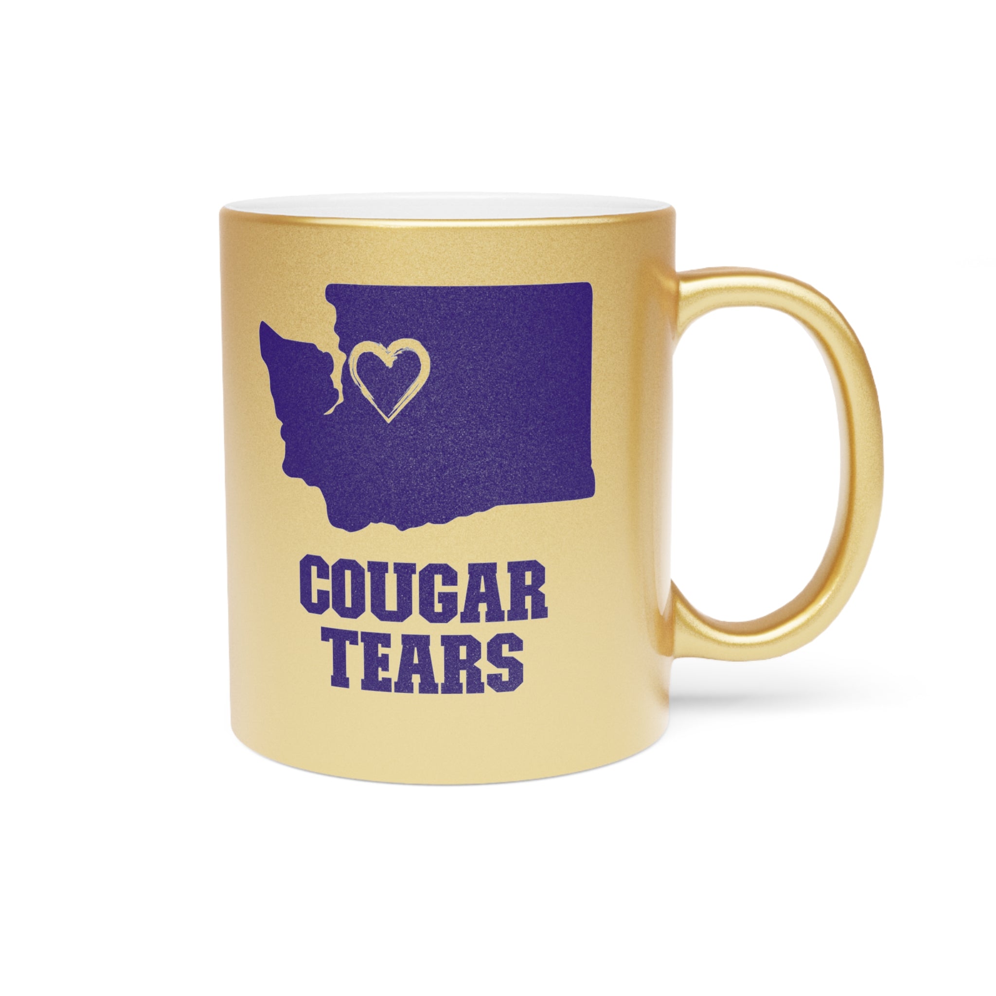 Cougar Tears Metallic Gold Mug