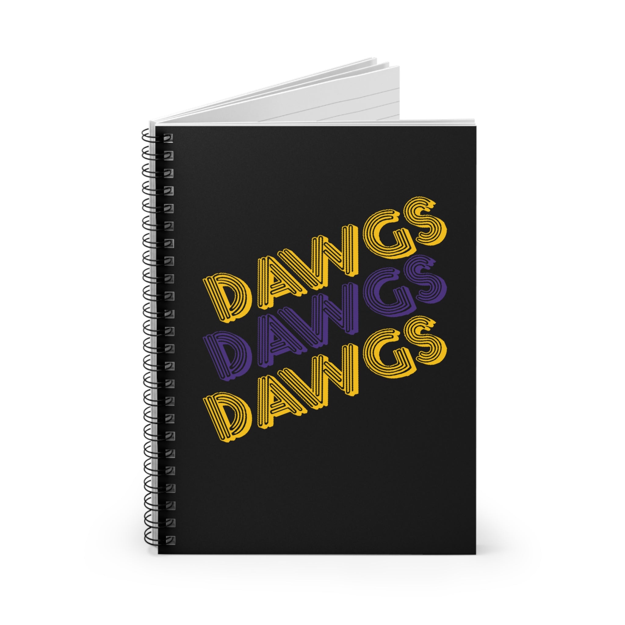 Dawgs - Spiral Notebook - Ruled Line