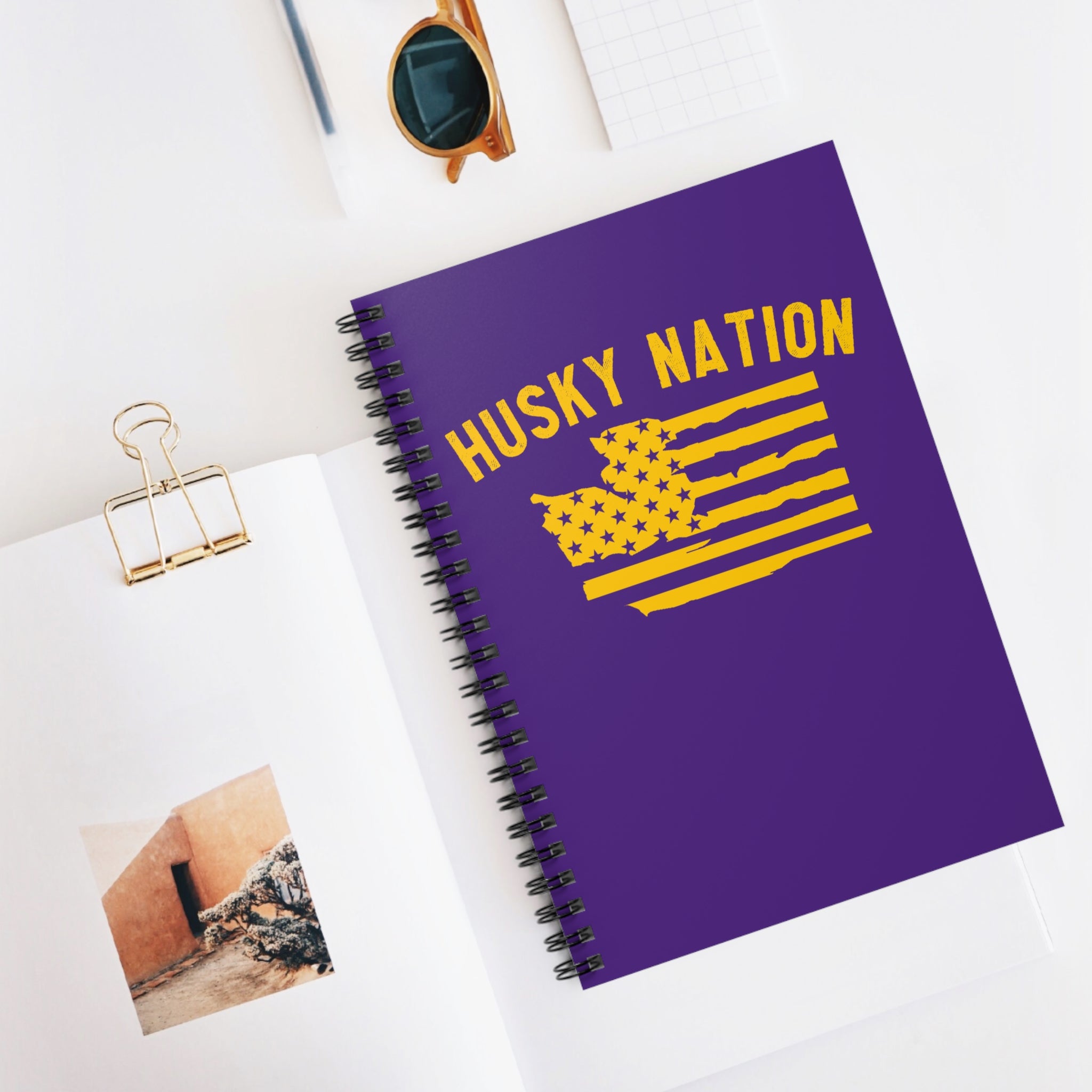 Husky Nation - Spiral Notebook - Ruled Line